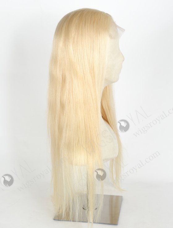 In Stock Indian Remy Hair 20" Straight 613# Color 5"×5" HD Lace Closure Wig CW-01032-20065