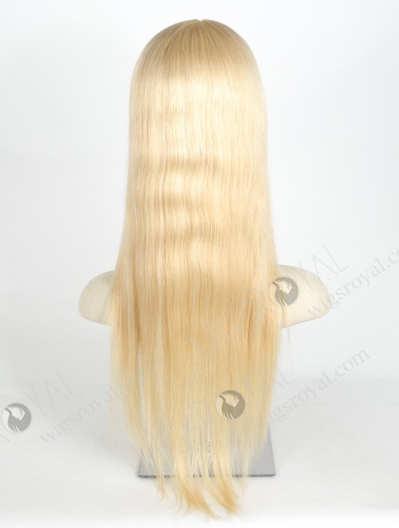 In Stock Indian Remy Hair 20" Straight 613# Color 5"×5" HD Lace Closure Wig CW-01032-20066