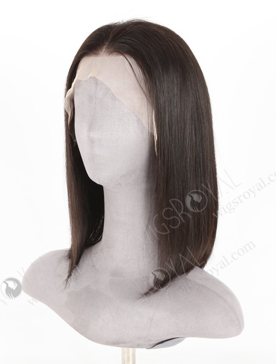 In Stock Indian Remy Hair 14" BOB Straight Natural Color Lace Front Wig LLF-01026-20302