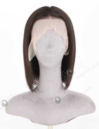 In Stock Indian Remy Hair 12" BOB Straight Natural Color Lace Front Wig LLF-01025