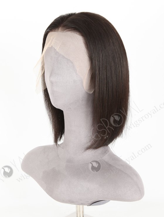 In Stock Indian Remy Hair 12" BOB Straight Natural Color Lace Front Wig LLF-01025-20291