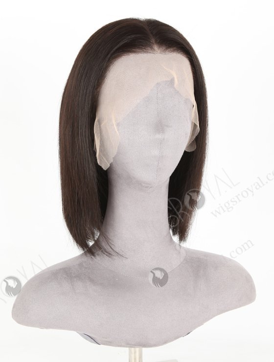 In Stock Indian Remy Hair 12" BOB Straight Natural Color Lace Front Wig LLF-01025-20293