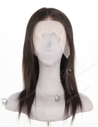 In Stock Indian Remy Hair 14" Straight Natural Color Lace Front Wig LLF-01009