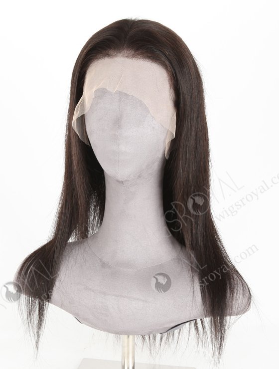 In Stock Indian Remy Hair 16" Straight Natural Color Lace Front Wig LLF-01010-20167
