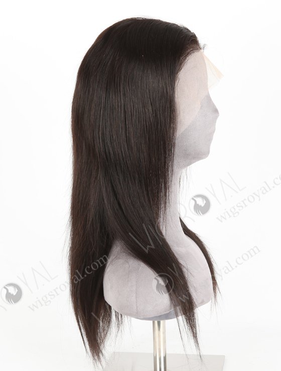 In Stock Indian Remy Hair 16" Straight Natural Color Lace Front Wig LLF-01010-20168