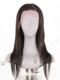 In Stock Indian Remy Hair 18" Straight Natural Color Lace Front Wig LLF-01005