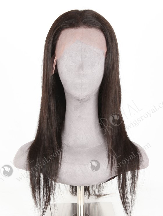 In Stock Indian Remy Hair 18" Straight Natural Color Lace Front Wig LLF-01005-20114