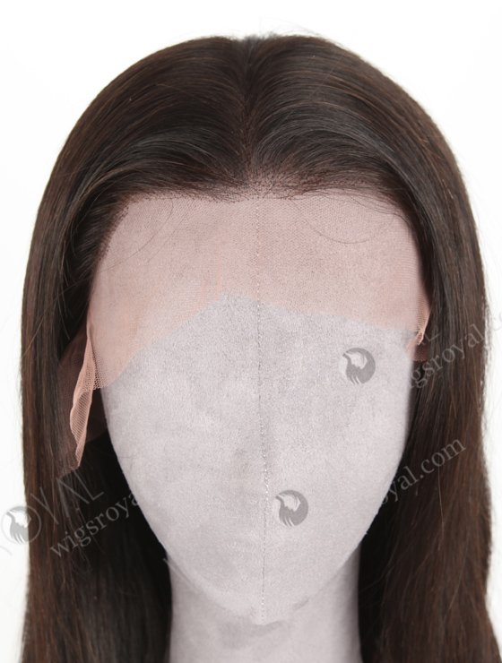 In Stock Indian Remy Hair 18" Straight Natural Color Lace Front Wig LLF-01005-20116