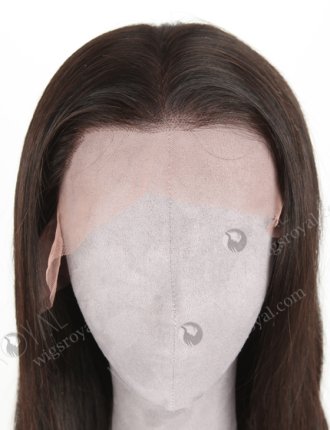 In Stock Indian Remy Hair 18" Straight Natural Color Lace Front Wig LLF-01005