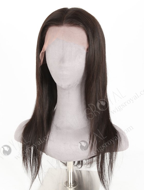 In Stock Indian Remy Hair 18" Straight Natural Color Lace Front Wig LLF-01005-20115