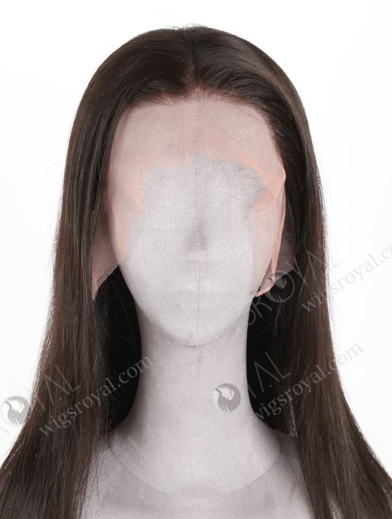 In Stock Indian Remy Hair 20" Straight Natural Color Lace Front Wig LLF-01006-20124