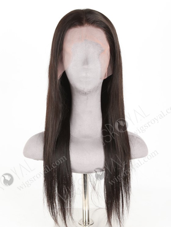 In Stock Indian Remy Hair 20" Straight Natural Color Lace Front Wig LLF-01006-20125