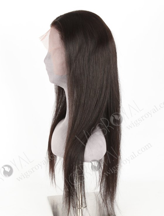 In Stock Indian Remy Hair 20" Straight Natural Color Lace Front Wig LLF-01006-20126
