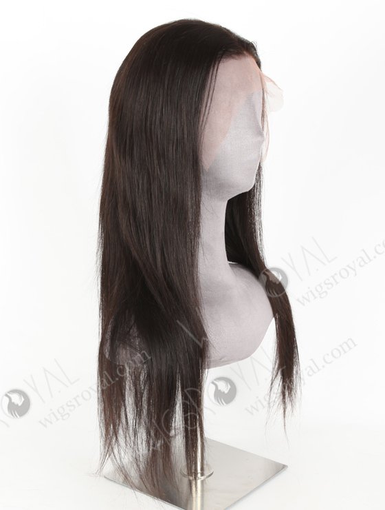 In Stock Indian Remy Hair 20" Straight Natural Color Lace Front Wig LLF-01006-20127