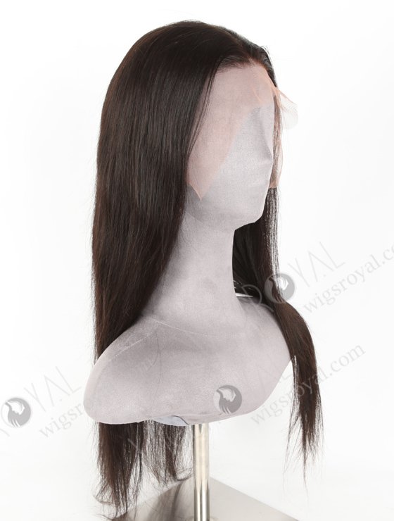 In Stock Indian Remy Hair 20" Straight Natural Color Lace Front Wig LLF-01006-20128