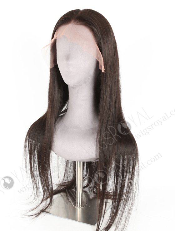 In Stock Indian Remy Hair 24" Straight Natural Color Lace Front Wig LLF-01008-20147