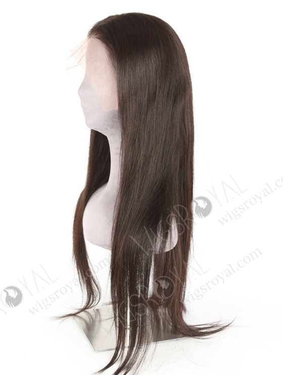 In Stock Indian Remy Hair 24" Straight Natural Color Lace Front Wig LLF-01008-20148
