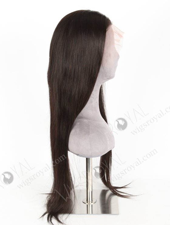 In Stock Indian Remy Hair 24" Straight Natural Color Lace Front Wig LLF-01008-20151