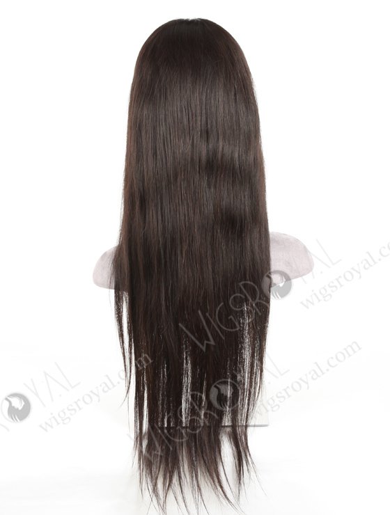In Stock Indian Remy Hair 24" Straight Natural Color Lace Front Wig LLF-01008-20152
