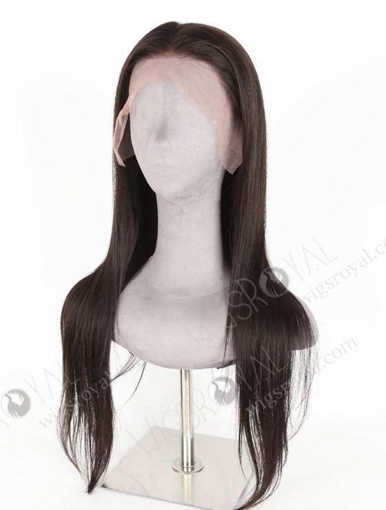 In Stock Indian Remy Hair 22" Straight Natural Color Lace Front Wig LLF-01007-20136
