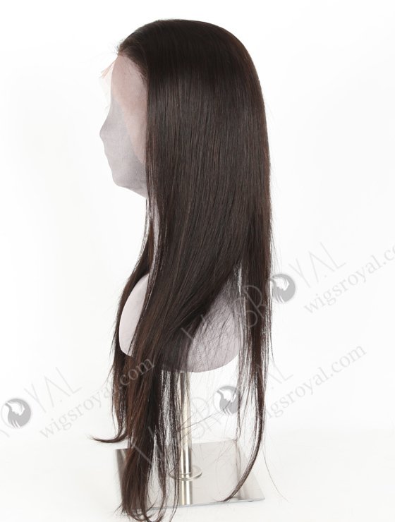 In Stock Indian Remy Hair 22" Straight Natural Color Lace Front Wig LLF-01007-20139