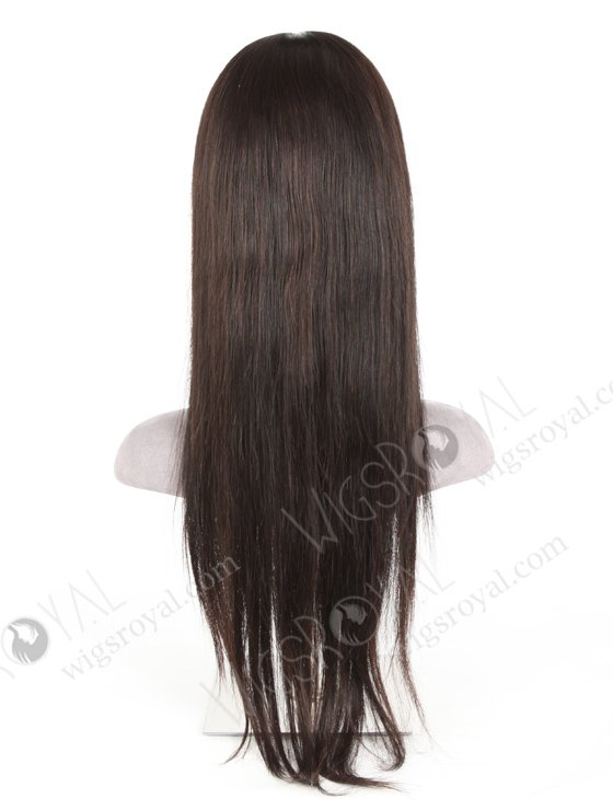 In Stock Indian Remy Hair 22" Straight Natural Color Lace Front Wig LLF-01007-20141
