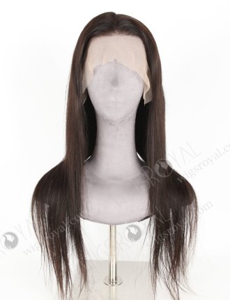 In Stock Indian Remy Hair 22" Straight Natural Color Lace Front Wig LLF-01013