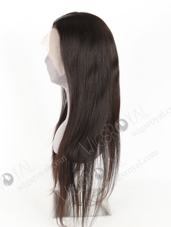 In Stock Indian Remy Hair 22" Straight Natural Color Lace Front Wig LLF-01013-20197