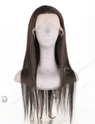 In Stock Indian Remy Hair 24" Straight Natural Color Lace Front Wig LLF-01014