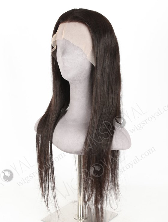 In Stock Indian Remy Hair 24" Straight Natural Color Lace Front Wig LLF-01014-20207