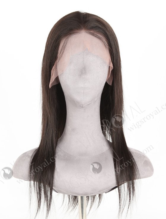 In Stock Indian Remy Hair 16" Straight Natural Color Lace Front Wig LLF-01004-20104