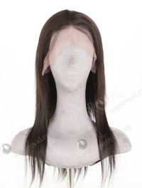 In Stock Indian Remy Hair 16" Straight Natural Color Lace Front Wig LLF-01004