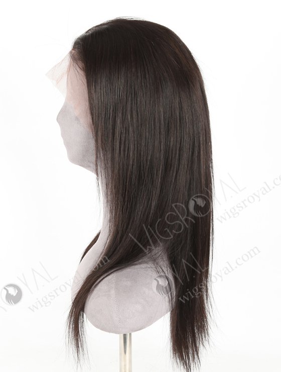 In Stock Indian Remy Hair 16" Straight Natural Color Lace Front Wig LLF-01004-20107