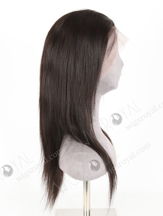 In Stock Indian Remy Hair 16" Straight Natural Color Lace Front Wig LLF-01004-20108