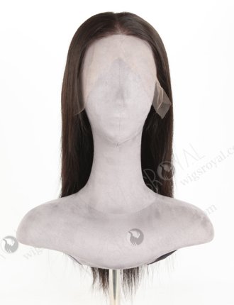 In Stock Indian Remy Hair 16" Straight Natural Color HD Lace Front Wig LLF-01017