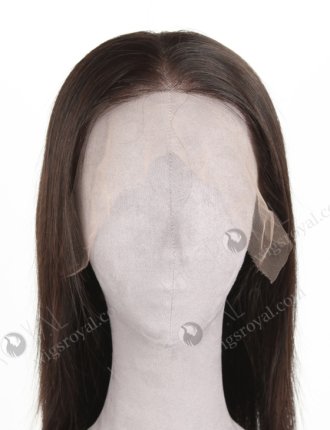 In Stock Indian Remy Hair 16" Straight Natural Color HD Lace Front Wig LLF-01017