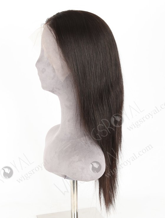 In Stock Indian Remy Hair 16" Straight Natural Color HD Lace Front Wig LLF-01017-20218