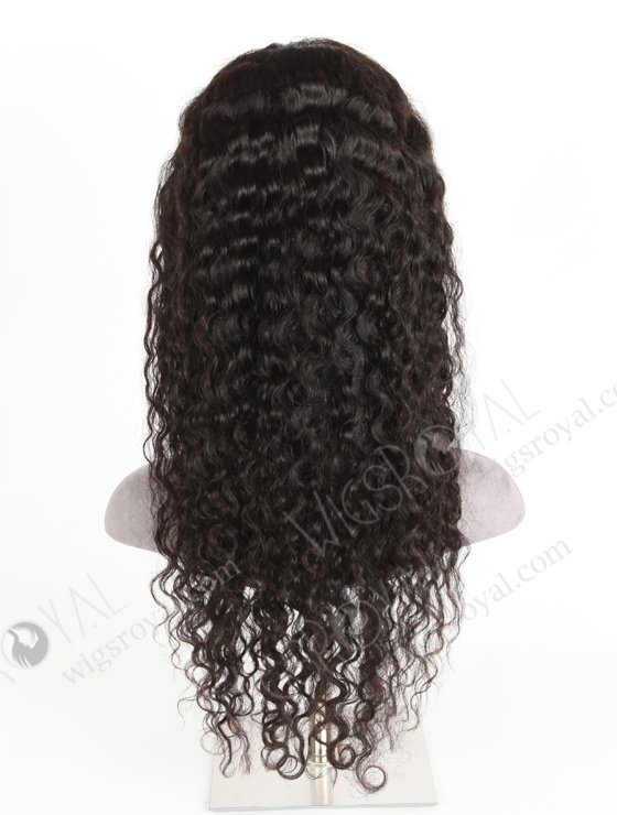 In Stock Indian Remy Hair 22" Natural Curly Natural Color 5"×5" HD Lace Closure Wig CW-01033-20394