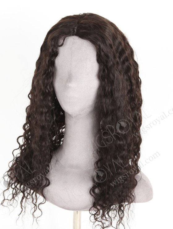 In Stock Brazilian Virgin Hair 20" Natural Curly Natural Color Silk Top Glueless Wig GL-04071-20423