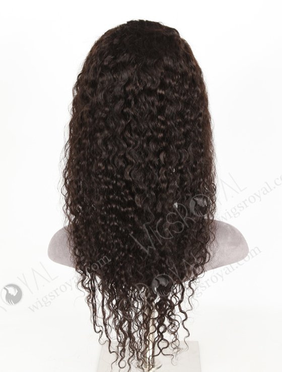 In Stock Indian Remy Hair 20" Natural Curly 2# Color Lace Front Wig MLF-04031-20380