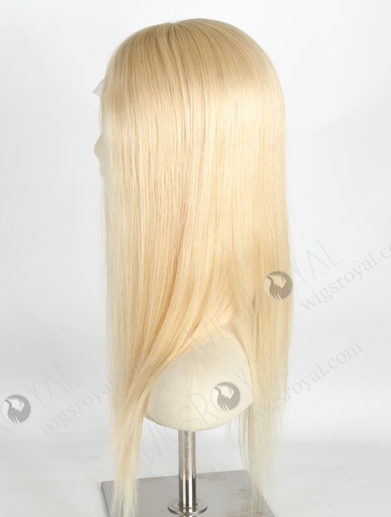 Blonde 613 Best Human Hair Wigs Online | In Stock European Virgin Hair 18" Straight 613# Color Lace Front Silk Top Glueless Wig GLL-08042-20594