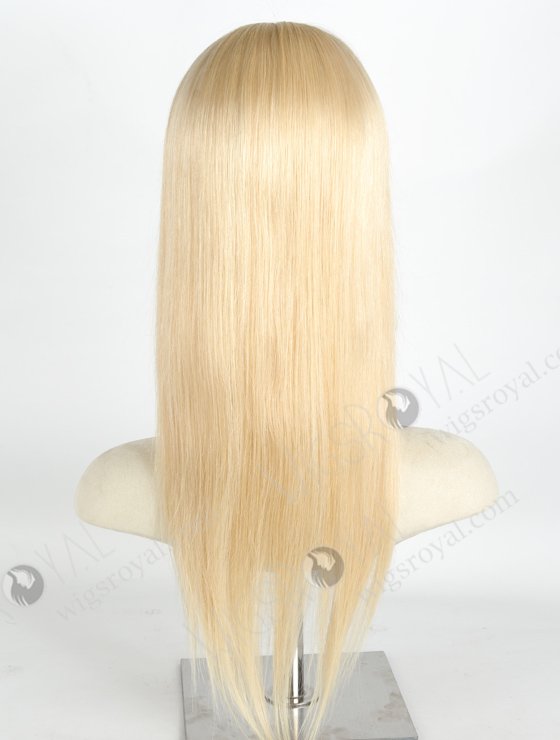 Blonde 613 Best Human Hair Wigs Online | In Stock European Virgin Hair 18" Straight 613# Color Lace Front Silk Top Glueless Wig GLL-08042-20596