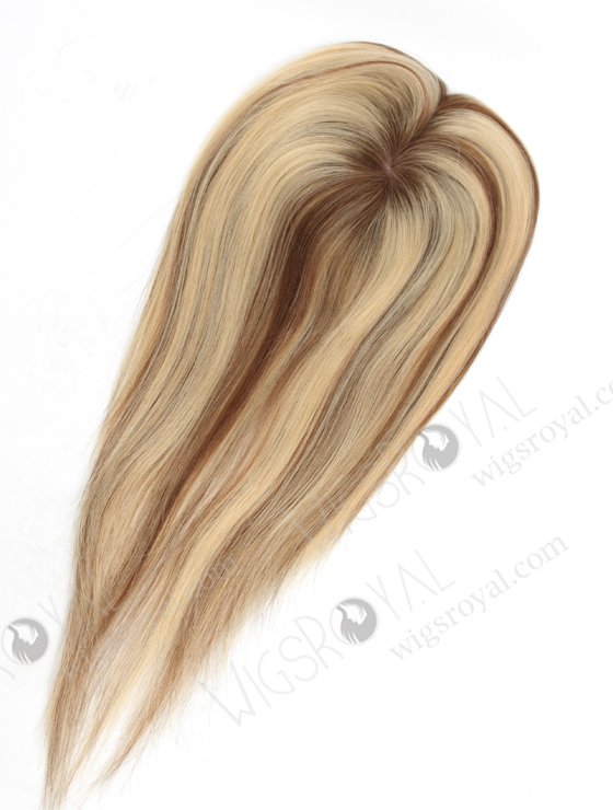 16 Inch Blonde Remy Human Hair Toppers with Highlights for Thinning Hair Topper-046-20653