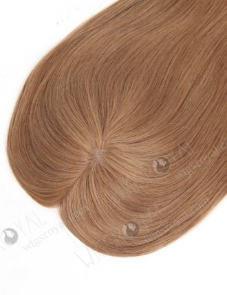Natural Looking Best Hair Toppers for Women's Thinning Hair 16 Inch Light Brown Topper-036