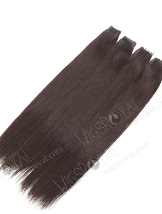 18 inch dark brown genius weft free cut without shedding WR-GW-008-20732