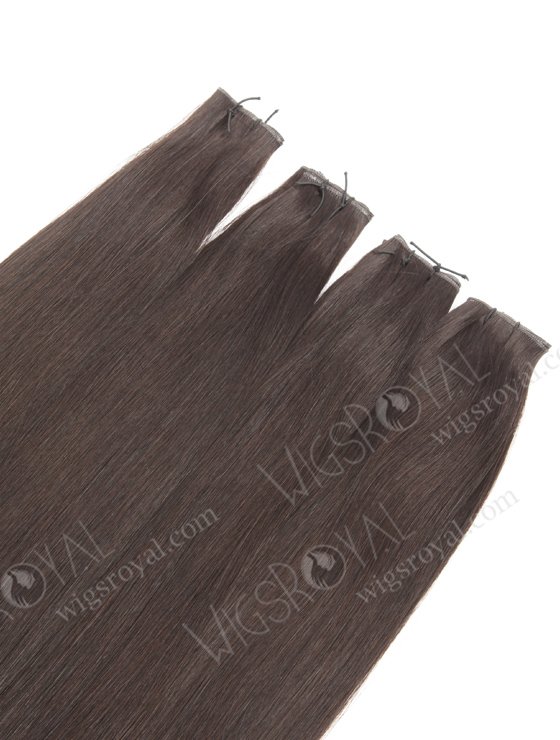18 inch dark brown genius weft free cut without shedding WR-GW-008-20734