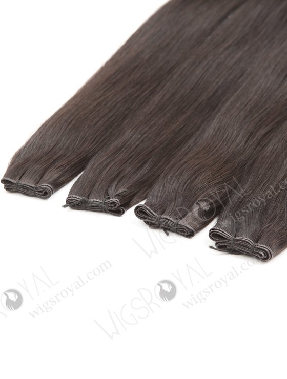 18 inch dark brown genius weft free cut without shedding WR-GW-008-20736