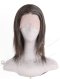 Grey Color Short Brazilian Human Hair Full Lace Wig For Free Parting WR-LW-131