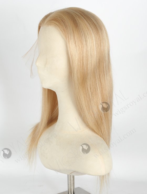 Indian Virgin Blonde Highlights Human Hair Full Lace Wig For White Women WR-LW-132-20995