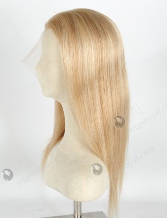 Indian Virgin Blonde Highlights Human Hair Full Lace Wig For White Women WR-LW-132